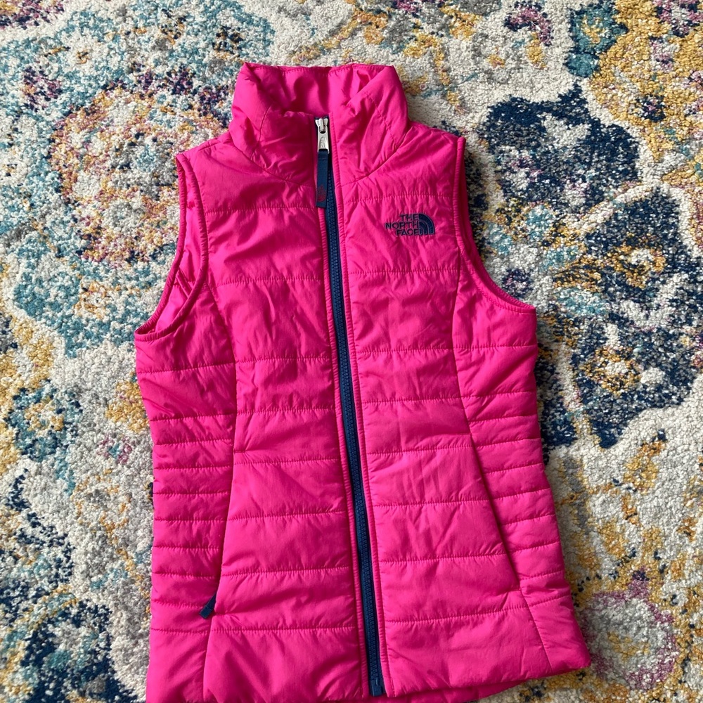The North Face Pink Puffer Vest